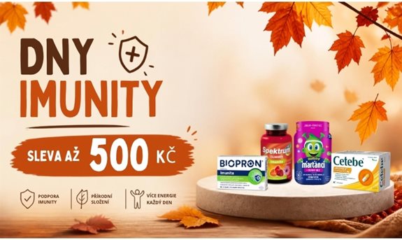 Dny Imunity - sleva až 500 Kč