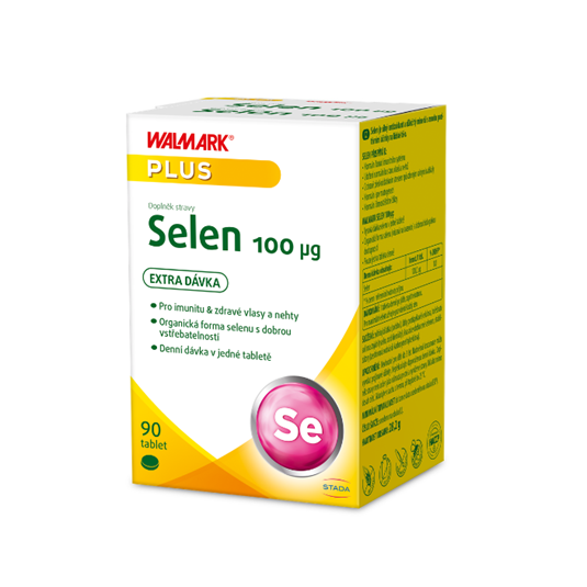 Walmark Selen 100 µg, organický selen, dobrá vstřebatelnost