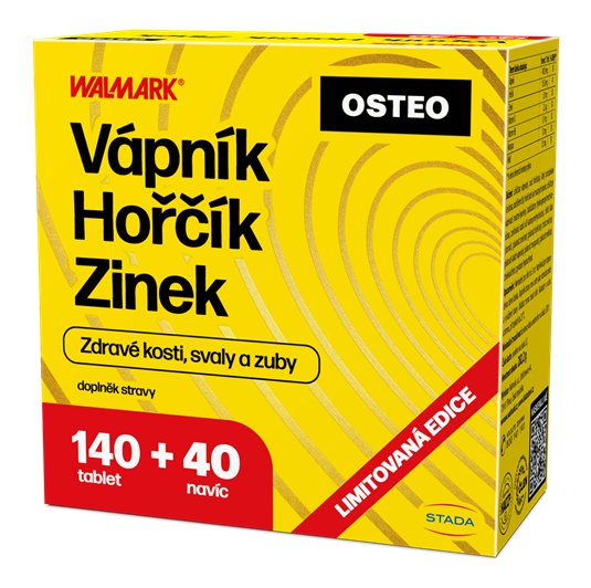 Walmark Vápník Hořčík Zinek OSTEO limitovaná edice 2025