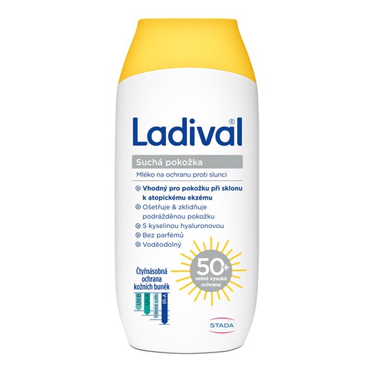 LADIVAL SUCHÁ POKOŽKA OF50+ MLÉKO 200 ml
