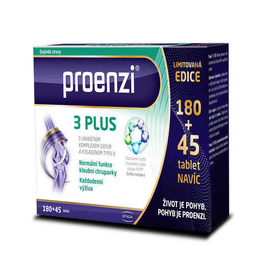 Proenzi 3 plus limitovaná edice 2025 180 + 45 tablet NAVÍC
