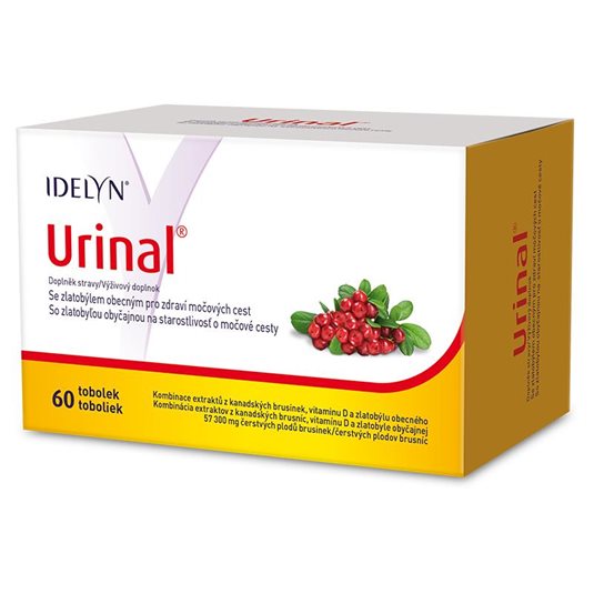 Urinal, prémiová péče o močové cesty, kanadské brusinky