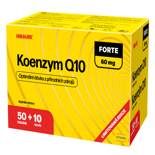 Walmark Koenzym Q10 FORTE limitovaná edice 2025 50 + 10 tobolek NAVÍC