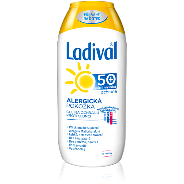 Levně Ladival gel alergická pokožka OF 50 + 200 ml
