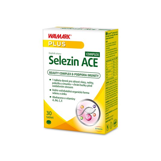 Walmark Selezin ACE COMPLEX, organický selen a zinek + vitaminy A, C, E