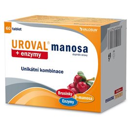 UROVAL manosa + enzymy