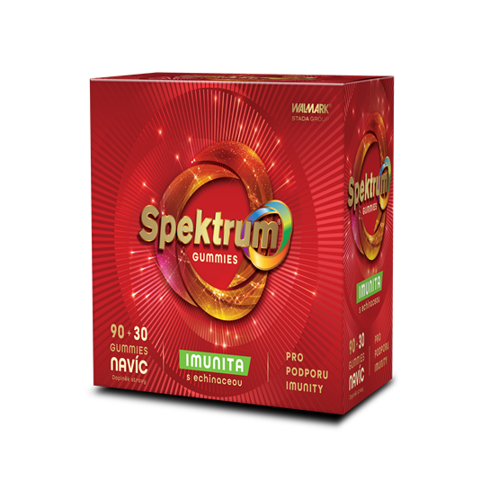 Spektrum gummies IMUNITA limitovaná edice 2025 90 + 30 tablet NAVÍC