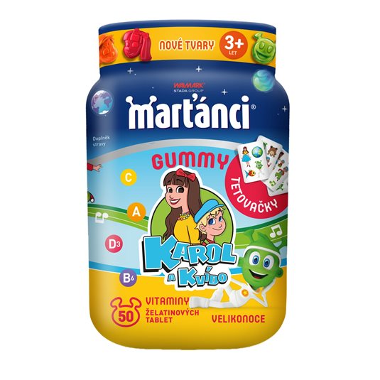 Marťánci gummy Karol a Kvído VELIKONOCE + TETOVAČKY