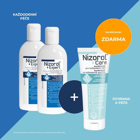 Nizoral Expert šampon Dvojbalení + Kondicionér ZDARMA