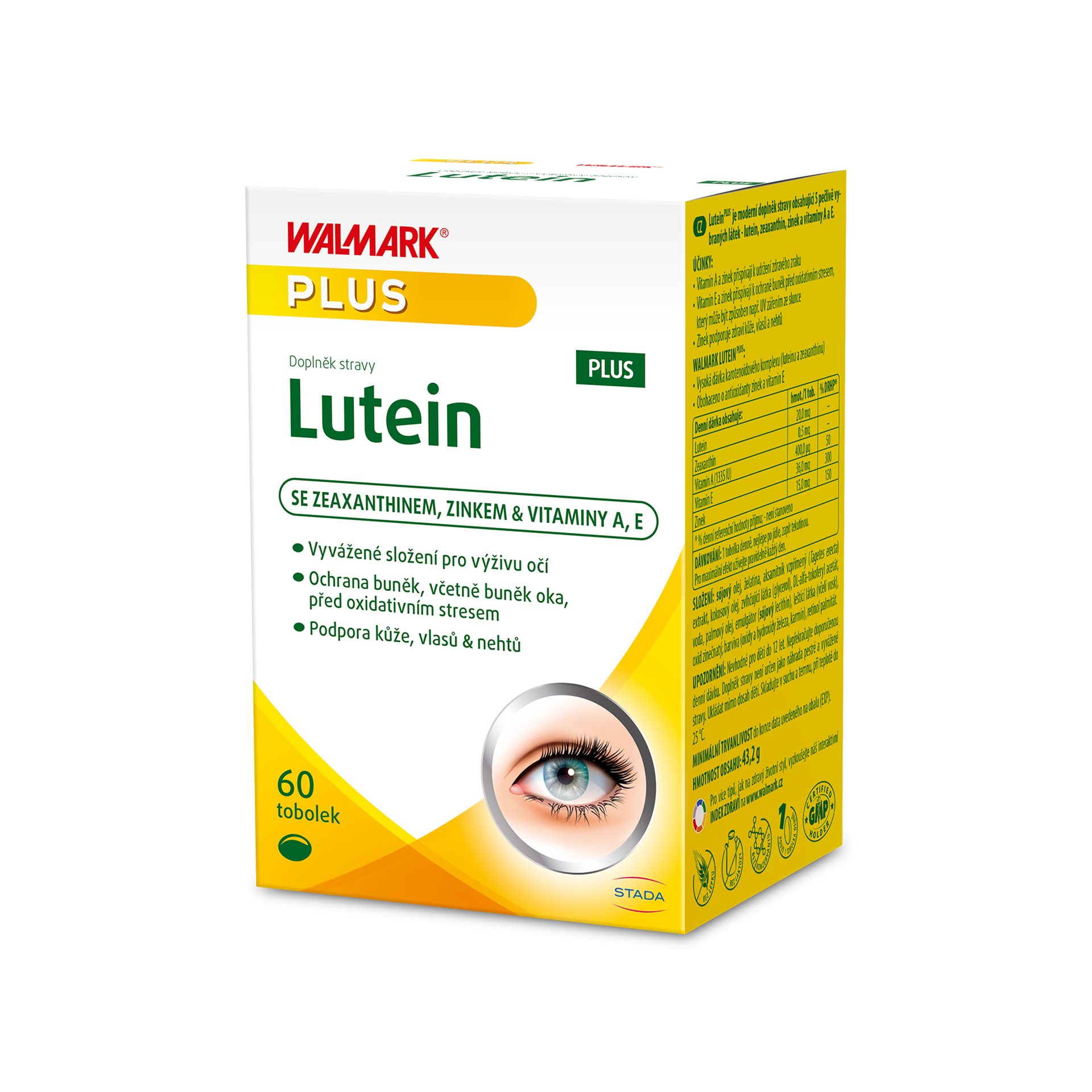 Levně Walmark Lutein PLUS, zdraví očí 60 tobolek