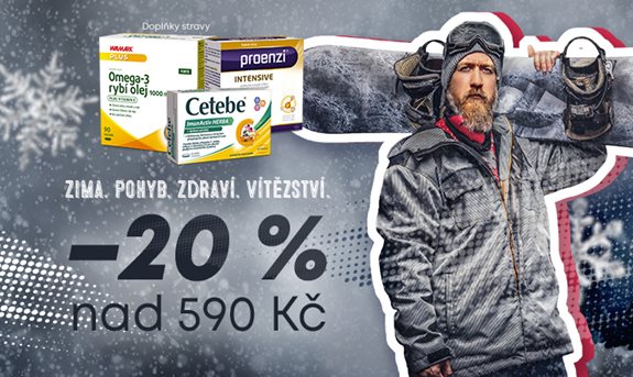 Zimní sleva 20 % na celou objednávku