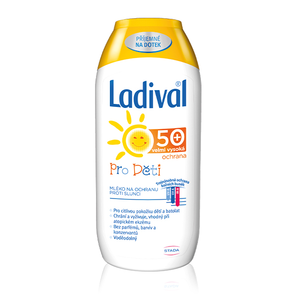 Levně Ladival mléko pro děti OF 50+ 200 ml
