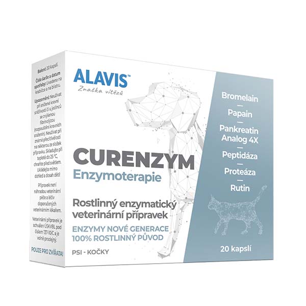 Levně ALAVIS™ CURENZYM Enzymoterapie 20 kapslí