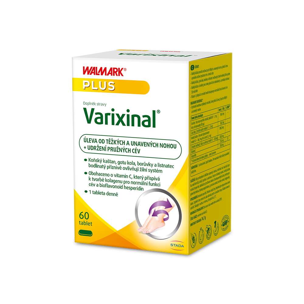 Levně Walmark Varixinal, gotu kola, koňský kaštan, bioflavonoid hesperidin 60 tablet