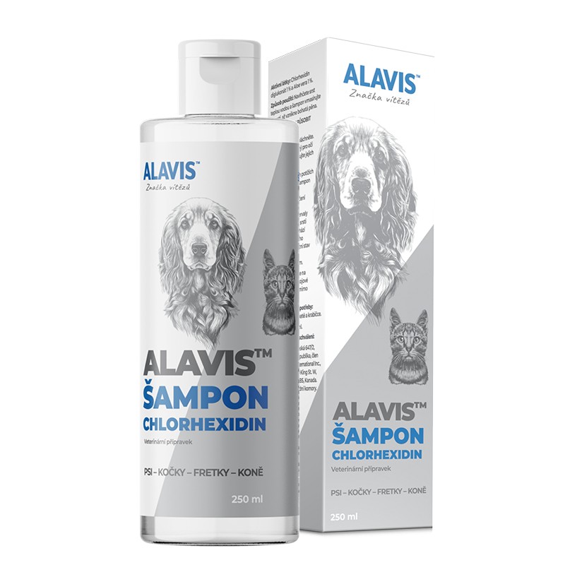 Levně ALAVIS Šampon Chlorhexidin 250 ml