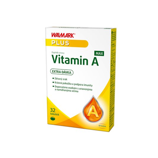 Walmark Vitamin A MAX, 6000 IU, oči a pokožka