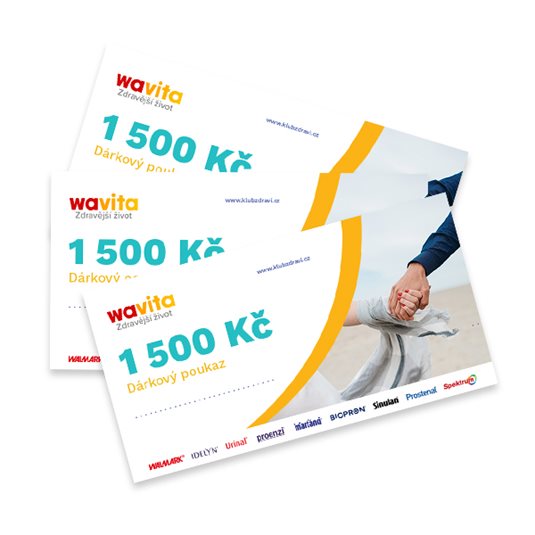 Elektronický dárkový šek 1 500 Kč