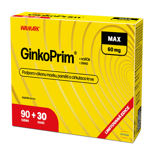 Walmark GinkoPrim MAX limitovaná edice 2025 90 + 30 tablet NAVÍC