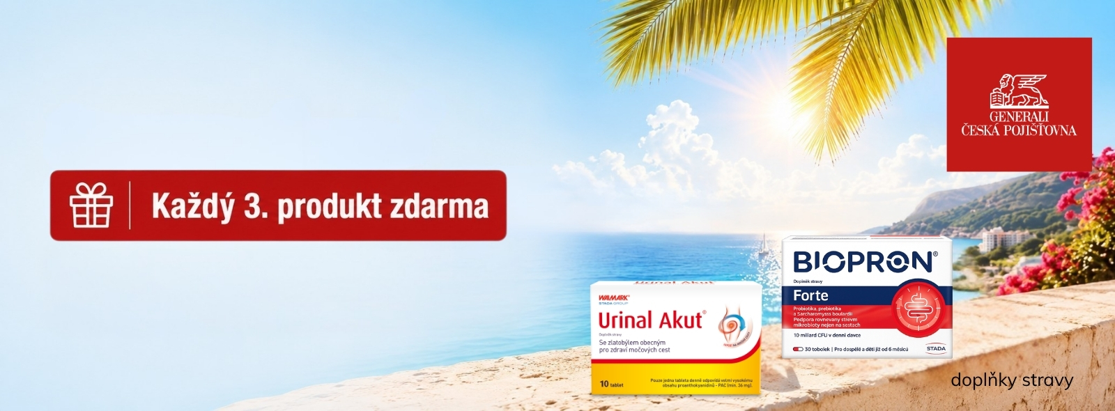 Generali Česká pojišťovna - letní výbava pro vaše zdraví