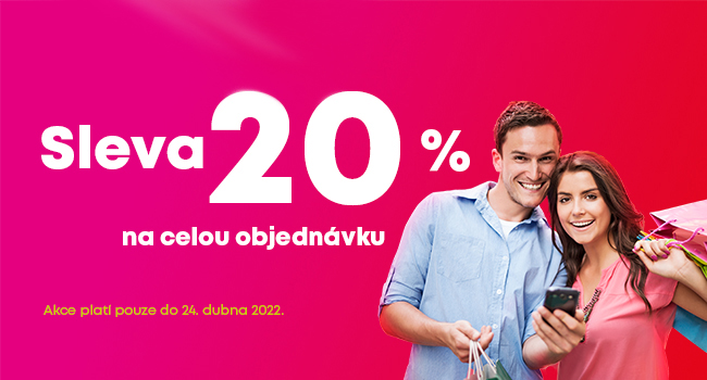 ⏰ Využijte poslední den 20% slevy! Končíme už za chvíli!
