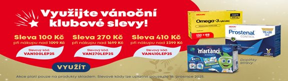 Limitovaná nabídka produktů se slevou až 410 Kč