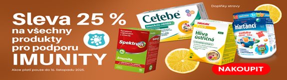 Sleva 20 % na produkty pro podporu IMUNITY