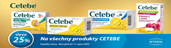 Sleva 25 % na produkty Cetebe