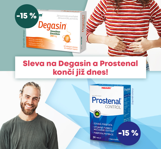 ⏰ Sleva na Prostenal a Degasin končí již dnes!