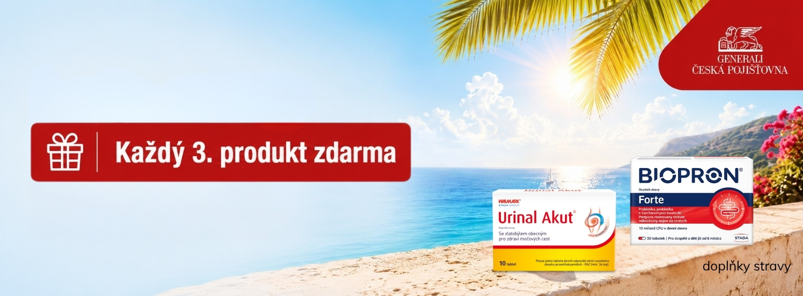 Generali Česká pojišťovna - letní výbava pro vaše zdraví