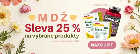 MDŽ se slevou 25 % na vybrané produkty