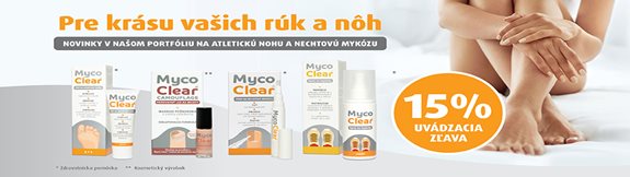 Novinky od značky Myco Clear so zľavou 15 %