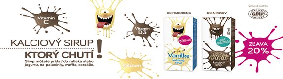 Kalciové sirupy so zľavou 20 %