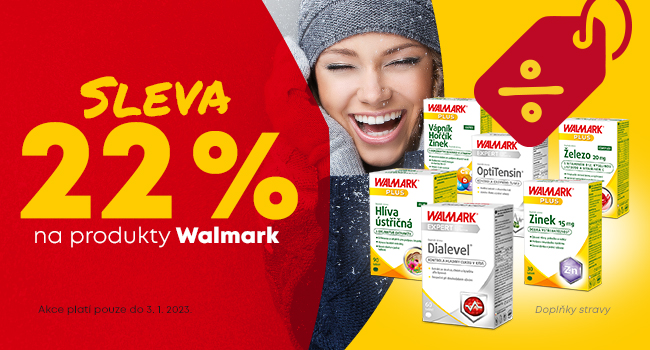 💥 Sleva 22 % na produkty WALMARK
