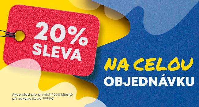 👻 Ještě chvíli a Vaše sleva 20 % může zmizet!
