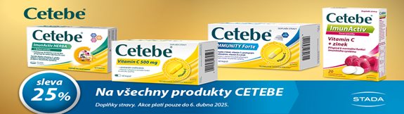 CETEBE se slevou 25 %