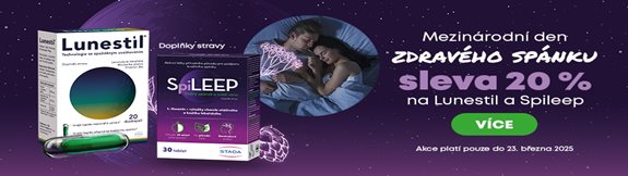 Mezinárodní den zdravého spánku - sleva 20 % na produkty Lunestil a SpiLeep
