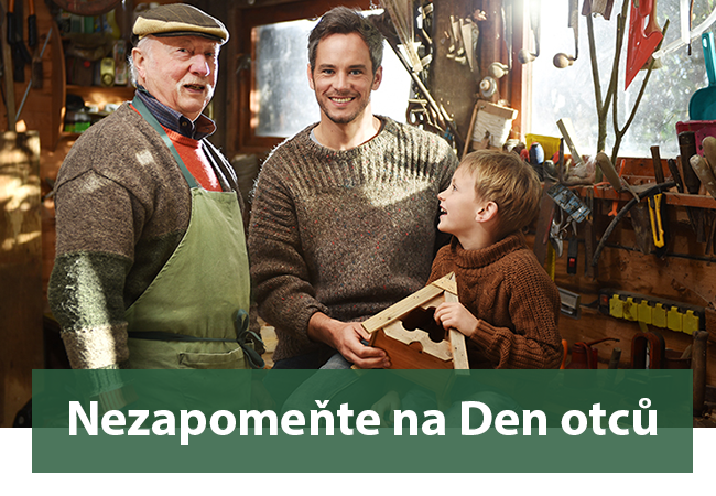 👨 Nezapomeňte na tatínky! Den otců je už za pár dní!