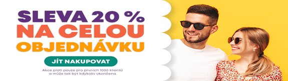 Sleva 20 % na celou objednávku 