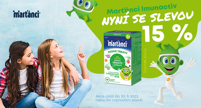 Sleva 15 % na Marťánky a světlomet jako DÁREK!
