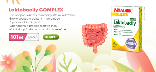 💣 Prostenal, Lecithin, Laktobacily a další produkty s extra slevou
