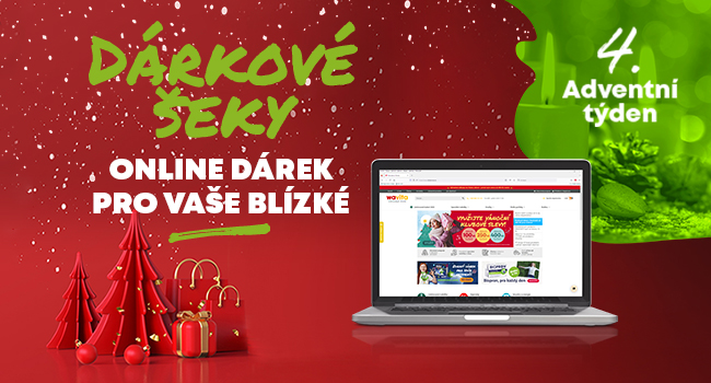 Dárky na poslední chvíli! To jsou ONLINE šeky!