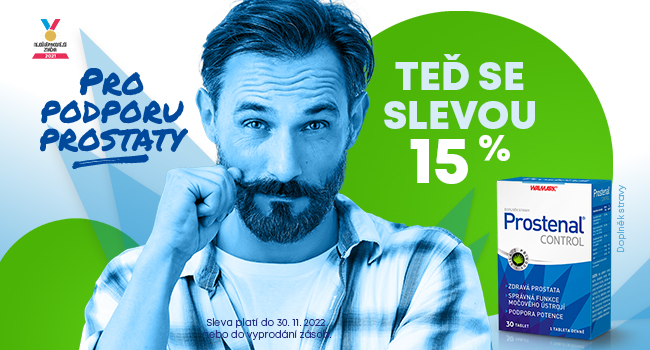 👨 Listopad ve jménu mužského zdraví! Prostenal, Alavis a další!