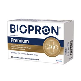 Biopron Premium, probiotika a prebiotika při a po užívání antibiotik