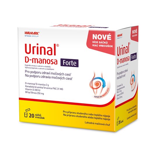 Urinal D-manosa Forte, močové cesty
