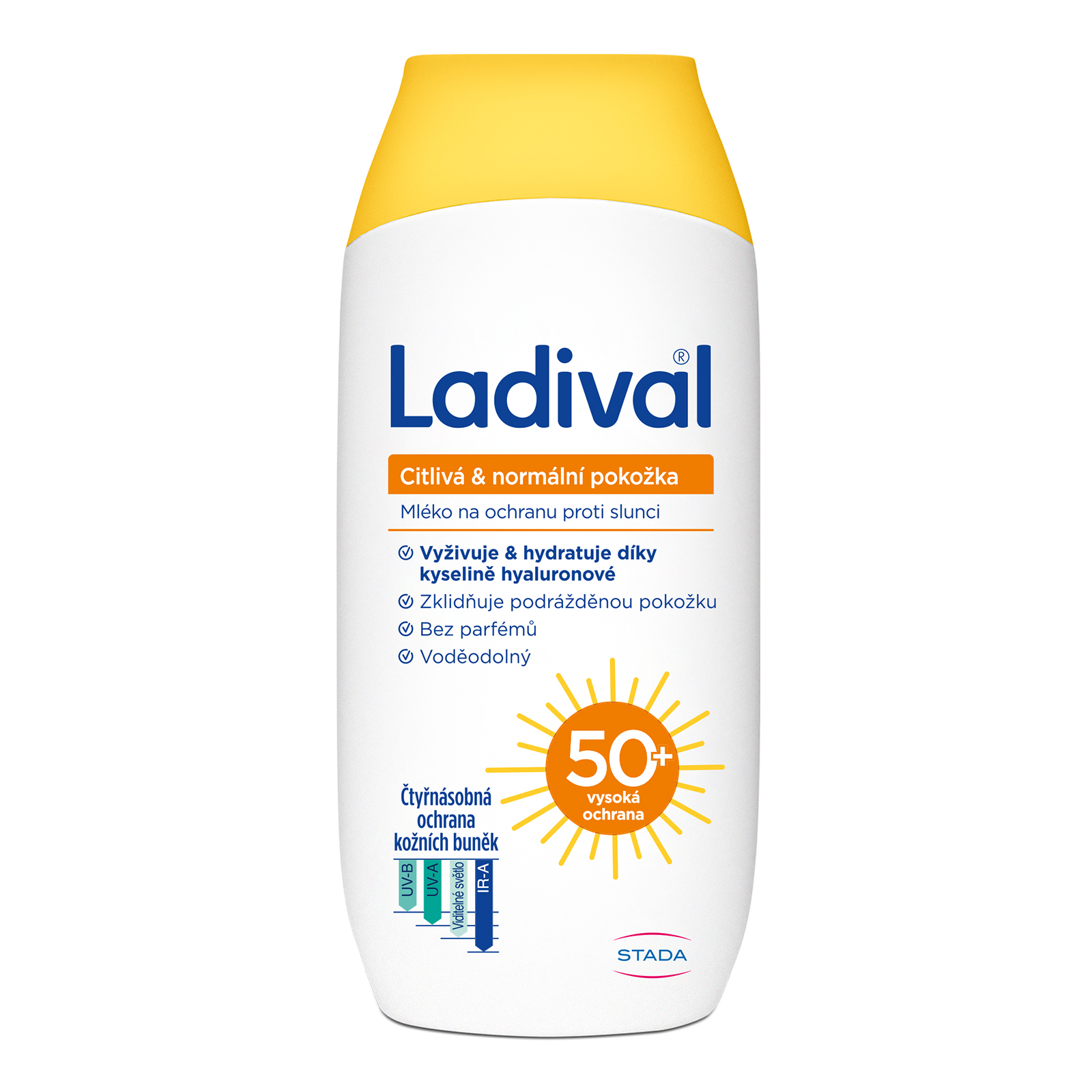 Levně Ladival mléko pro citlivou pokožku OF 50+ 200 ml