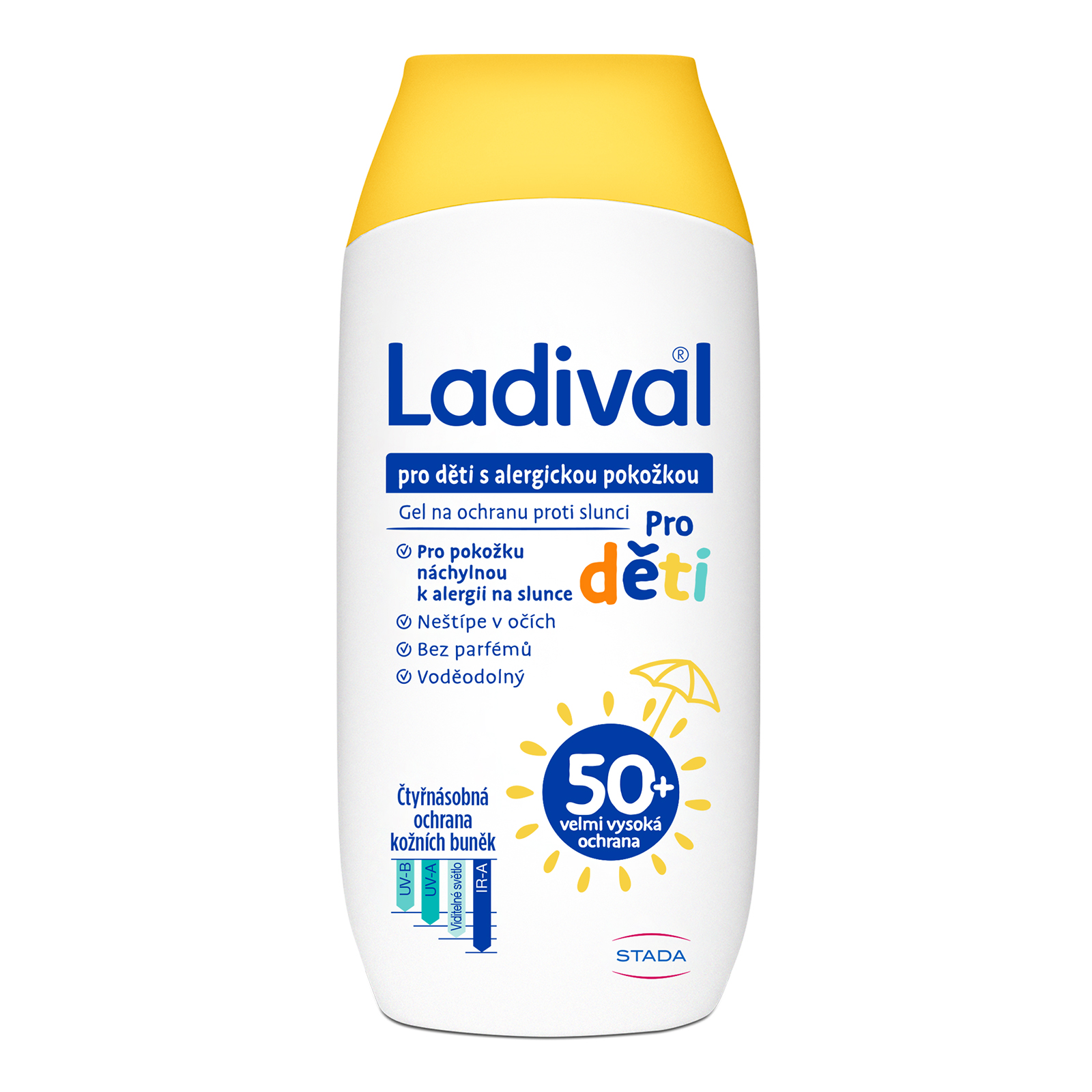 Levně Ladival gel pro dětskou pokožku se sklonem ke sluneční alergii OF 50+ 200 ml